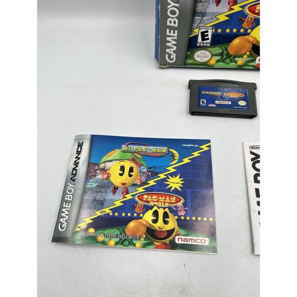 Ms. Pac-Man: Maze Madness/Pac-Man World (Nintendo Game Boy Advance 2005) GBA CIB - Picture 6 of 16